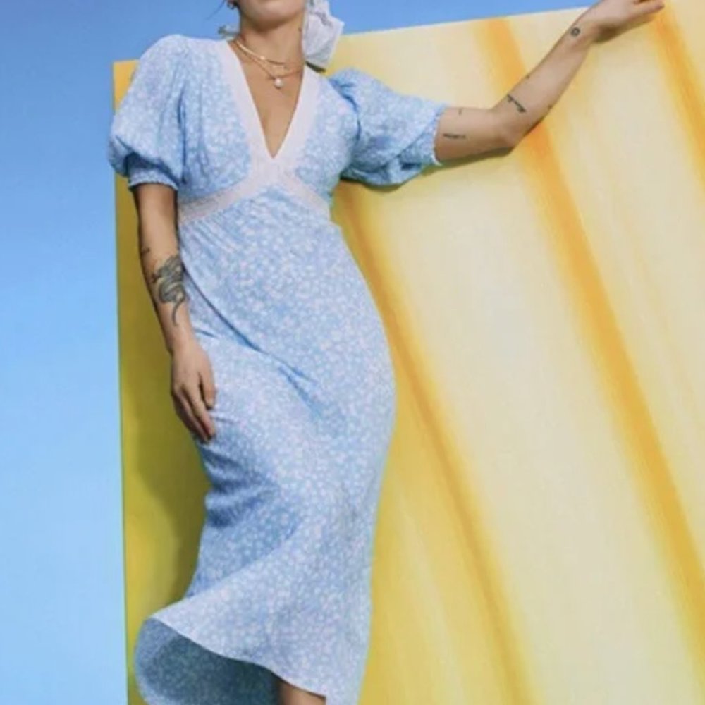 RIXO x Target Blue Dress